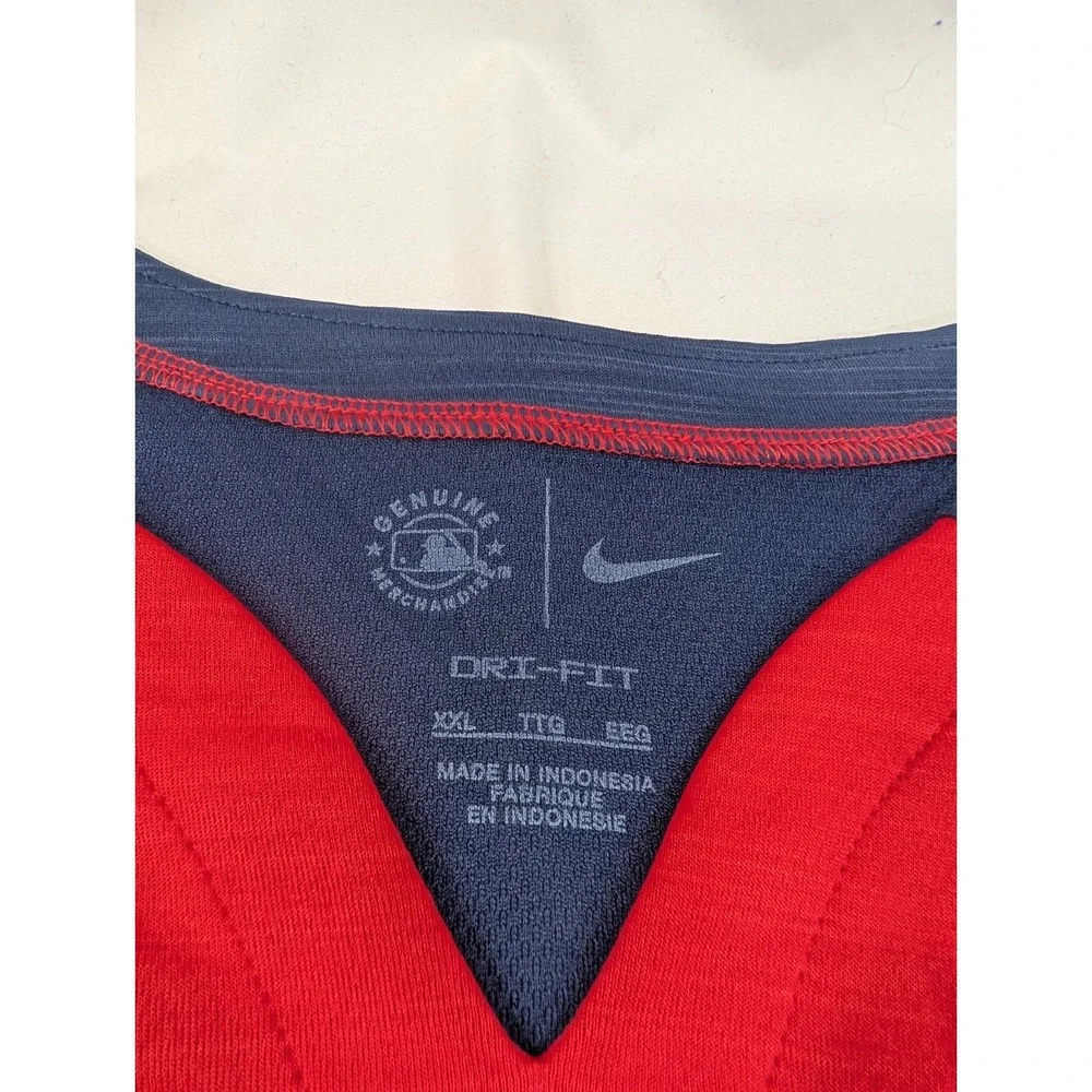 St Louis Cardinals Nike Baseball Dri-fit Long Sleeve Neck Jersey Shirt XXL Women